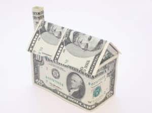 Home made out of dollar bills