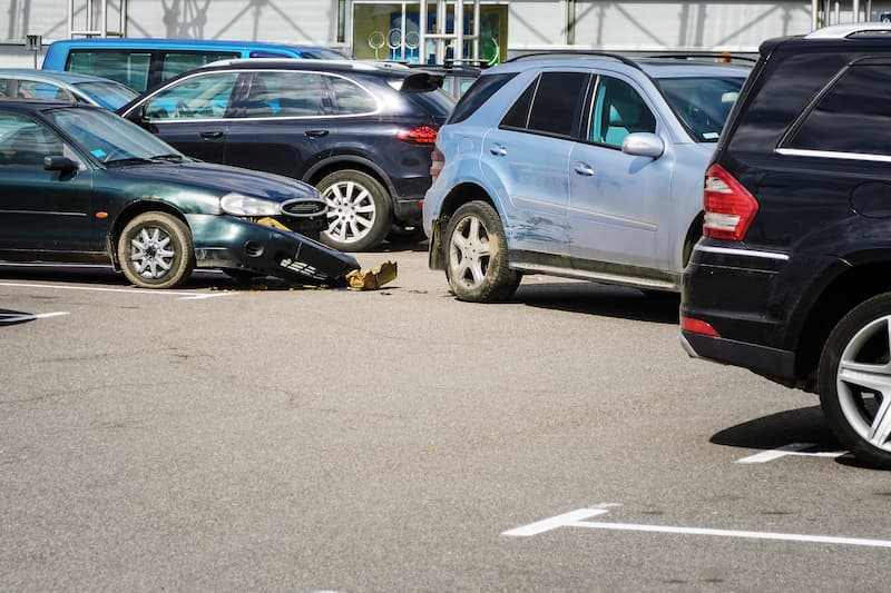 Do insurance companies cover parking lot accidents?